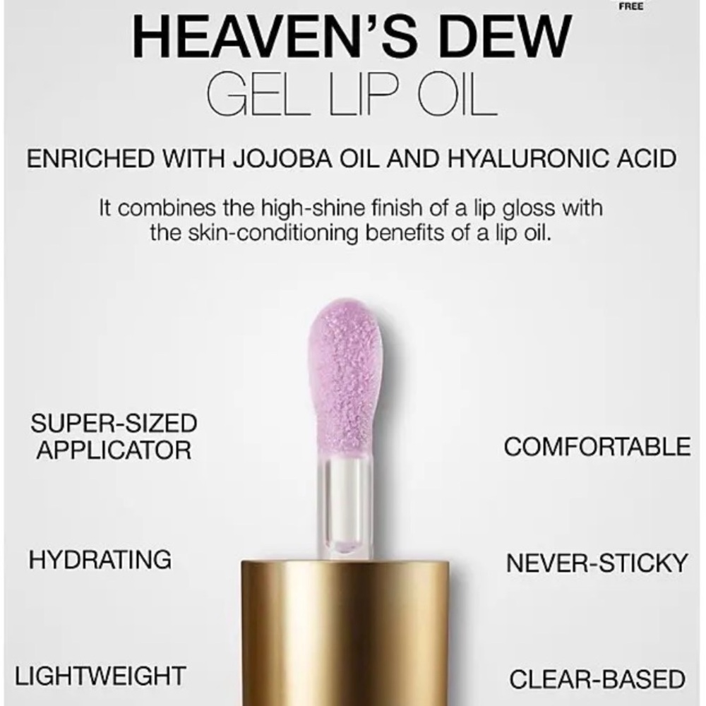 Stila Heaven’s Dew Lip Oil - Mystic Purple - BNIB - Picture 3 of 9